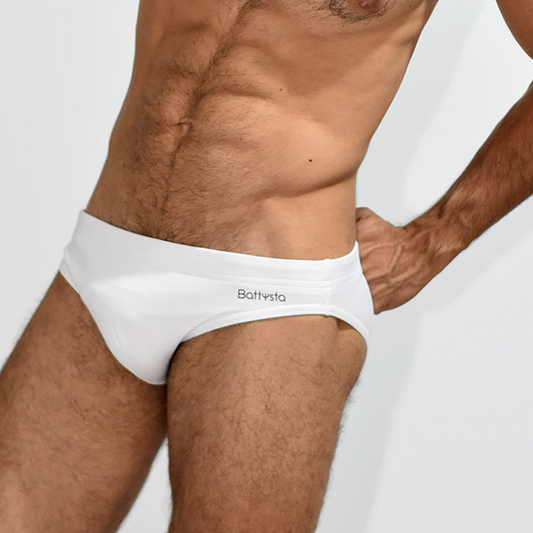 Bañador Tipo Sunga Blanco